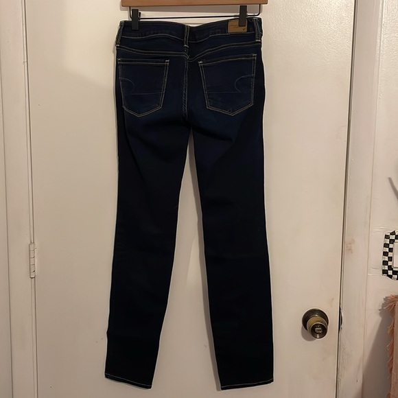 American Eagle Dark Wash Skinny Jeans 4 Short - Picture 7 of 11